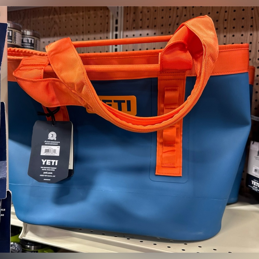 YETI Blue and Orange Carryall
